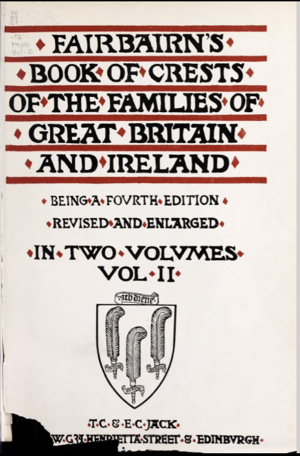 Fairbairn's additional reference